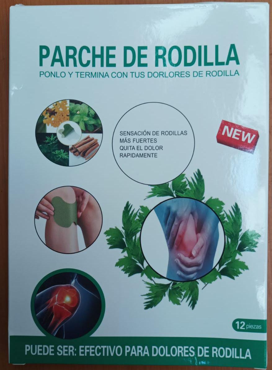 Parches para Dolor de Rodilla - 12 unidades