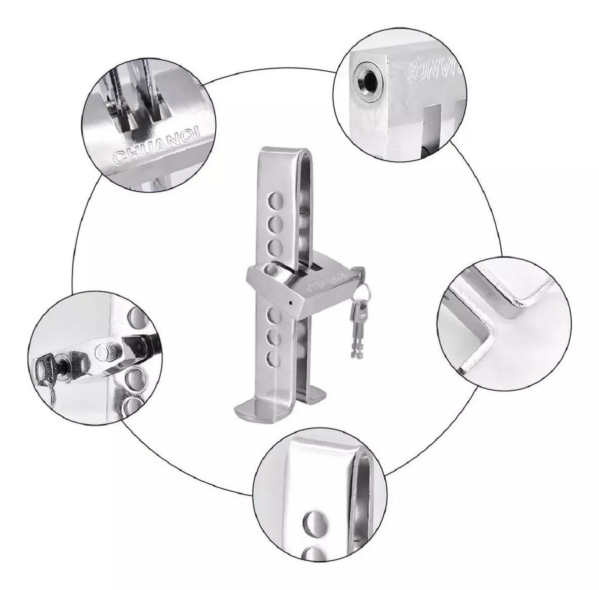 Traba pedal para auto